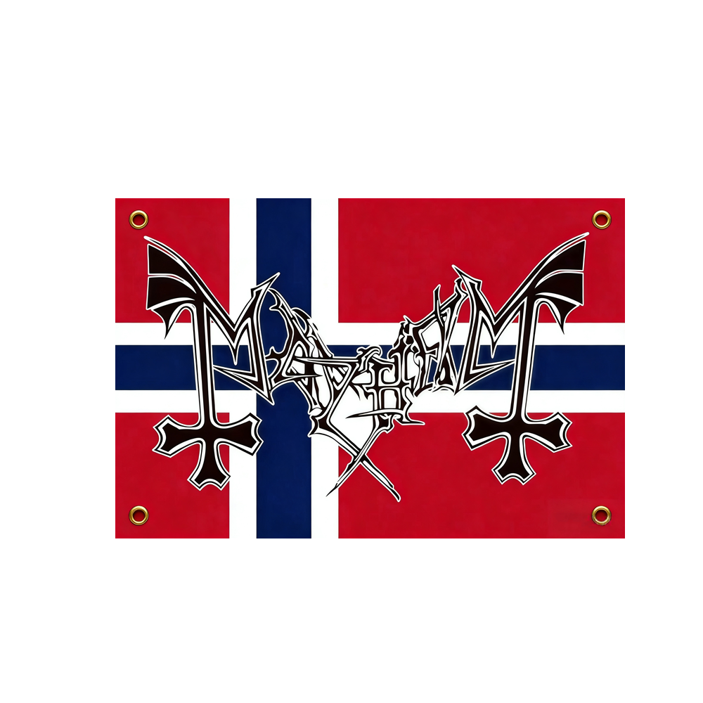 Crossfit Mayhem - Mayhem Black Metal Band Tapestry Norway