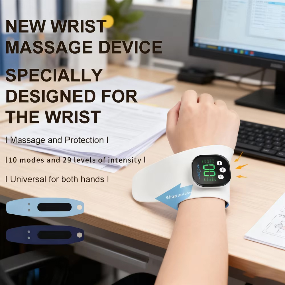Wrist Wrap Support - EMS Electric Hand Wrist Massager 10