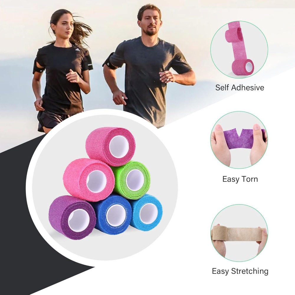 2 Pcs Self Adhesive Cohesive B - đánh giá và giá Finger Tape Athletic