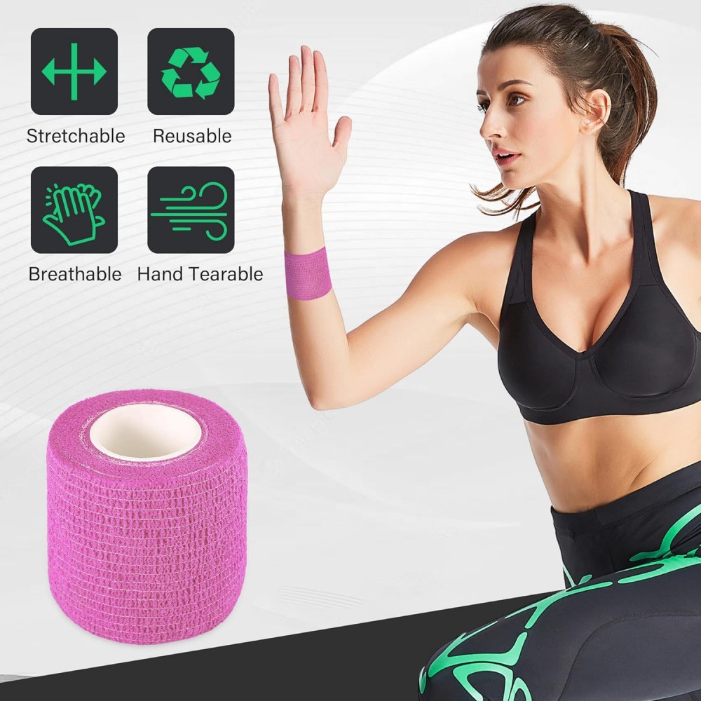 2 Pcs Self Adhesive Cohesive B - đánh giá và giá Finger Tape Athletic