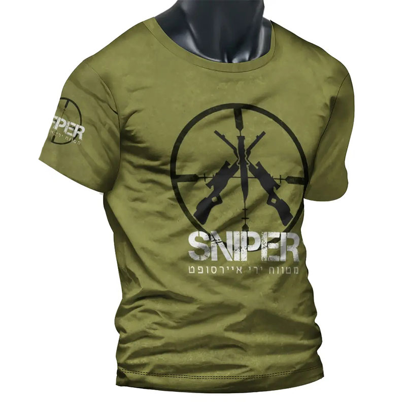Summer New Men's T-shirt Snipe - đánh giá và giá Crossfit Mayhem