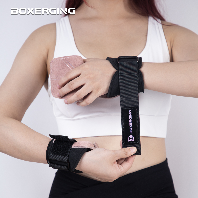 Cowhide Gym Gloves Grips Anti- - đánh giá và giá Crossfit Workout Gear
