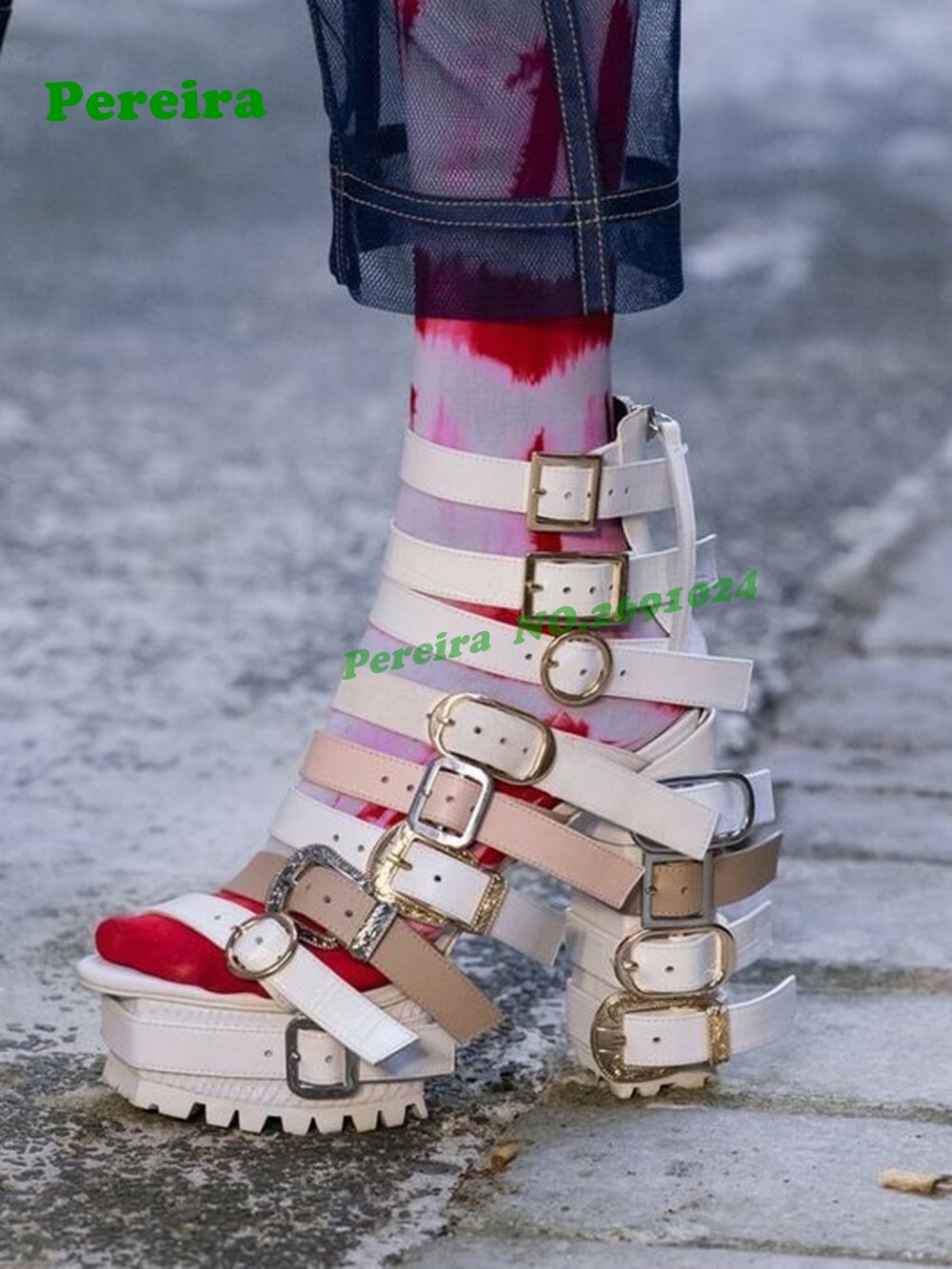 Patchwork Peep Toe Platform Ch - đánh giá và giá Crossfit Gear For Women