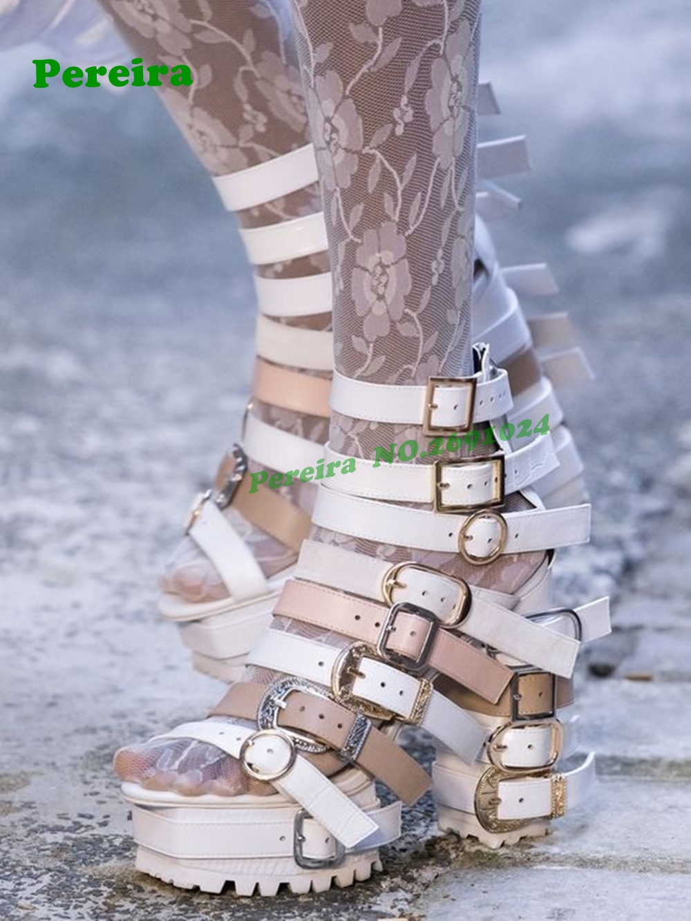 Patchwork Peep Toe Platform Ch - đánh giá và giá Crossfit Gear For Women