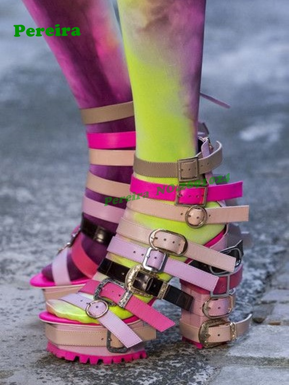 Patchwork Peep Toe Platform Ch - đánh giá và giá Crossfit Gear For Women